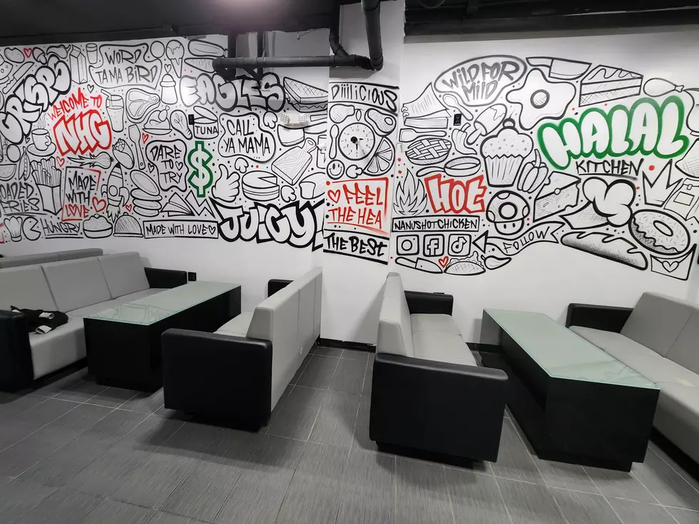 A seating area inside the soon-to-open Nashville Hot Chicken restaurant in Binghamton. Photo: Bob Joseph/WNBF News