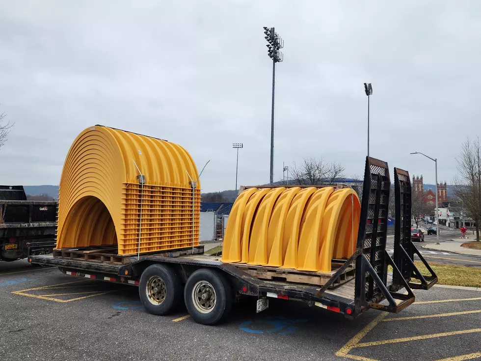 Temporary water storage tanks will be used to improve drainage at Mirabito Stadium. Photo: Bob Joseph/WNBF News