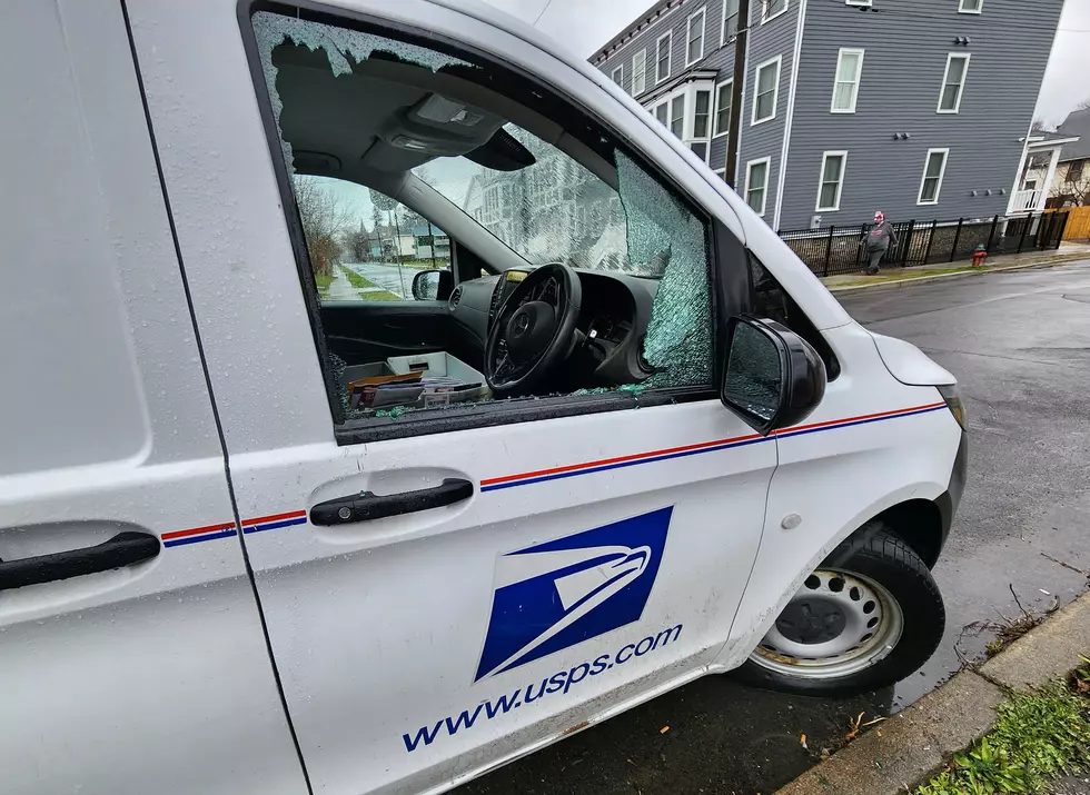 Postal Service Vehicle Damaged in Binghamton Smash-and-Grab