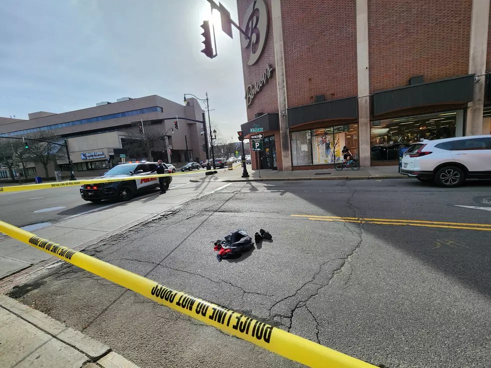 Water Street was closed for hours for a police investigation on April 9, 2024. (Photo: Bob Joseph/WNBF News)
