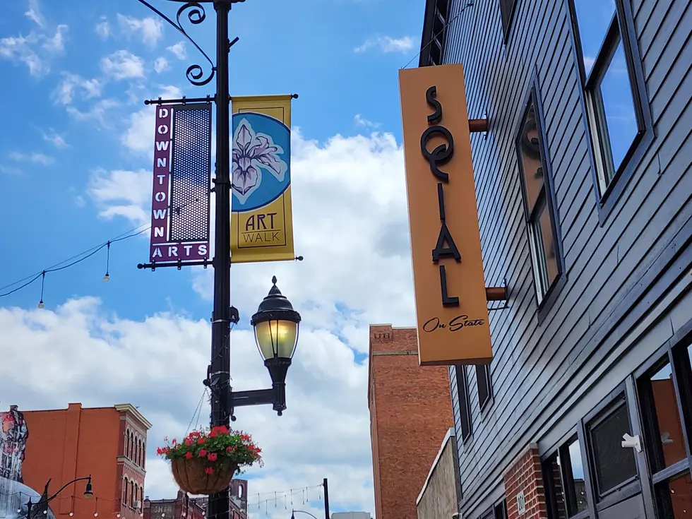 The "Social on State" restaurant sign remains outside the former downtown Binghamton restaurant. (Photo: Bob Joseph/WNBF News)