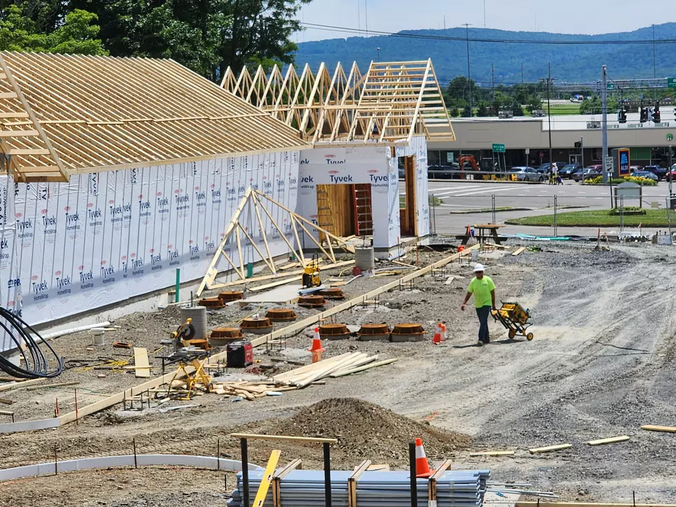 A view of the west side of the future car wash on Harry L. Drive. (Photo: Bob Joseph/WNBF News)