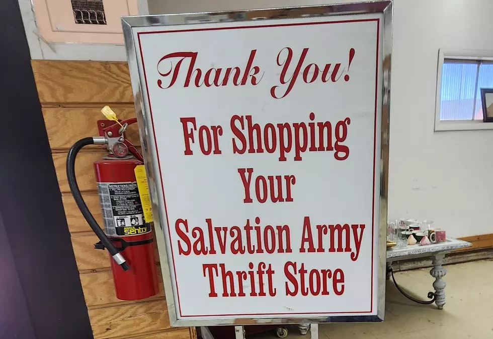 A sign at the Salvation Army store on Binghamtons East Side on June 28, 2024. Photo: Bob Joseph/WNBF News