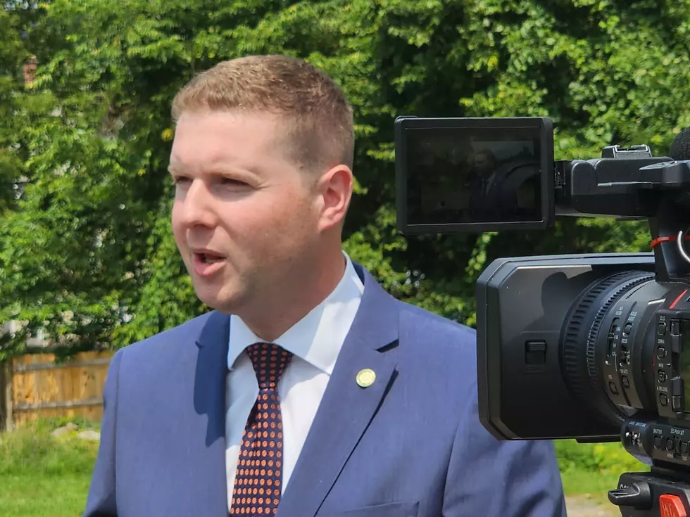 Binghamton Mayor Jared Kraham discussing proposed zoning changes on August 15, 2024. (Photo: Bob Joseph/WNBF News)