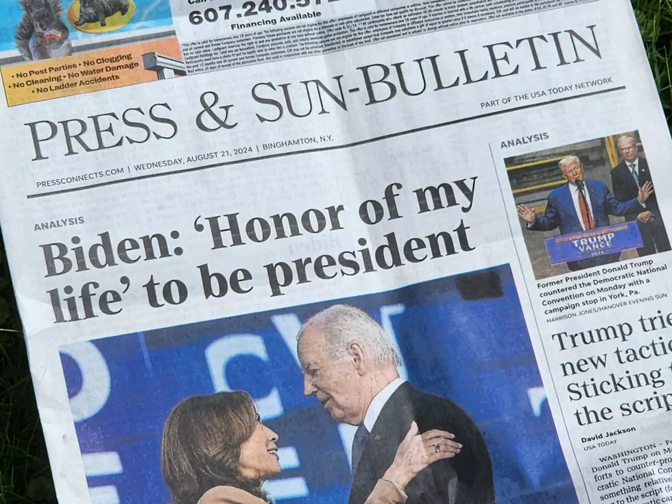 The front page of the Binghamton Press & Sun-Bulletin on August 21, 2024.