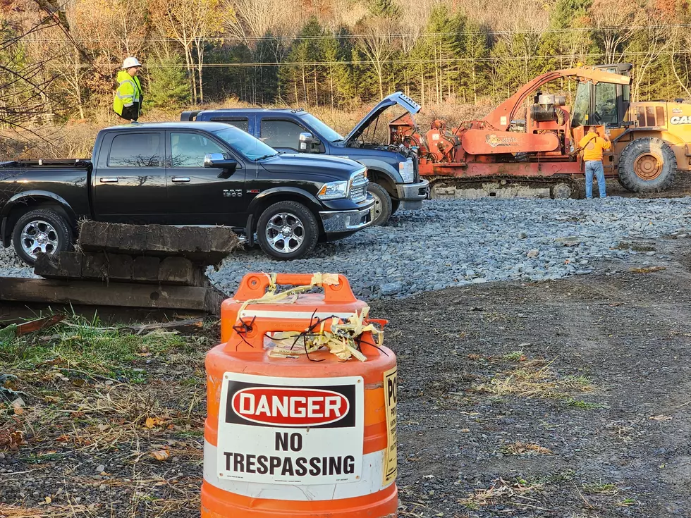 Workers at the site of the future Retreat at Bunn Hill housing development in Vestal on October 30, 2024. (Photo: Bob Joseph/WNBF News)