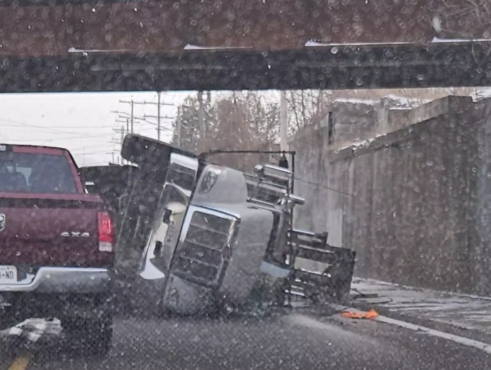 Boom! Truck Strikes Binghamton Railroad Bridge and Overturns