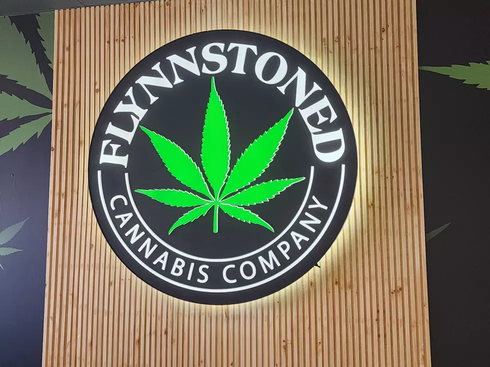 A sign inside the soon-to-open FlynnStoned Cannabis Company store on February 14, 2025. (Photo: Bob Joseph/WNBF News)
