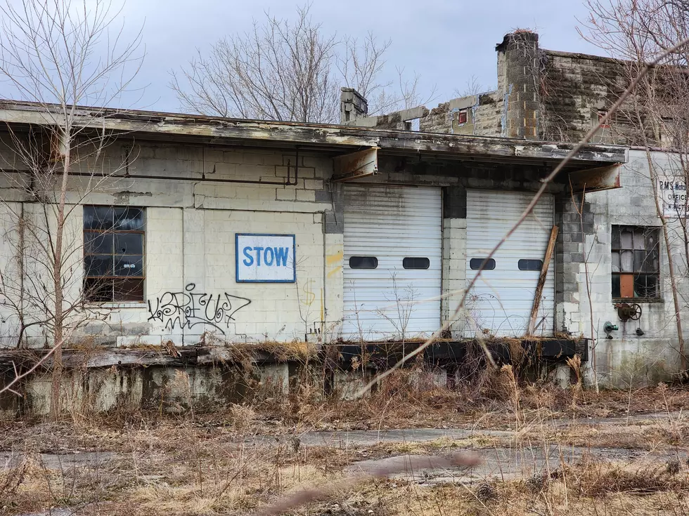 The old receiving area for the Stow Manufacturing facility off Montgomery Street. (Photo: Bob Joseph/WNBF News)