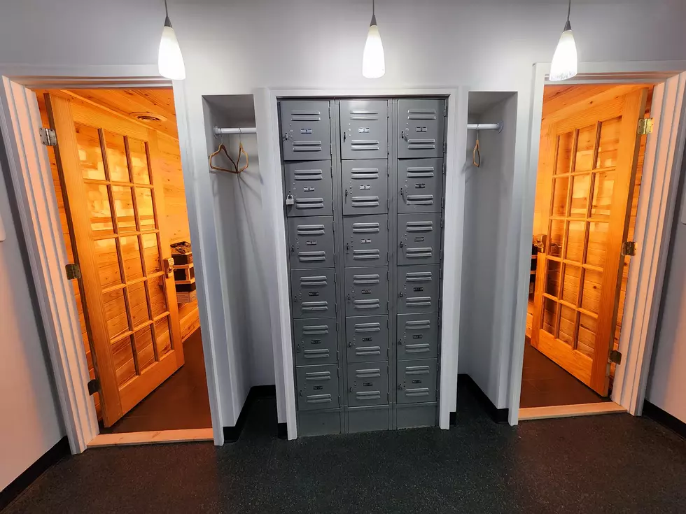 The side-by-side salt saunas at JOG 33 Downtown on Court Street. (Photo: Bob Joseph/WNBF News)