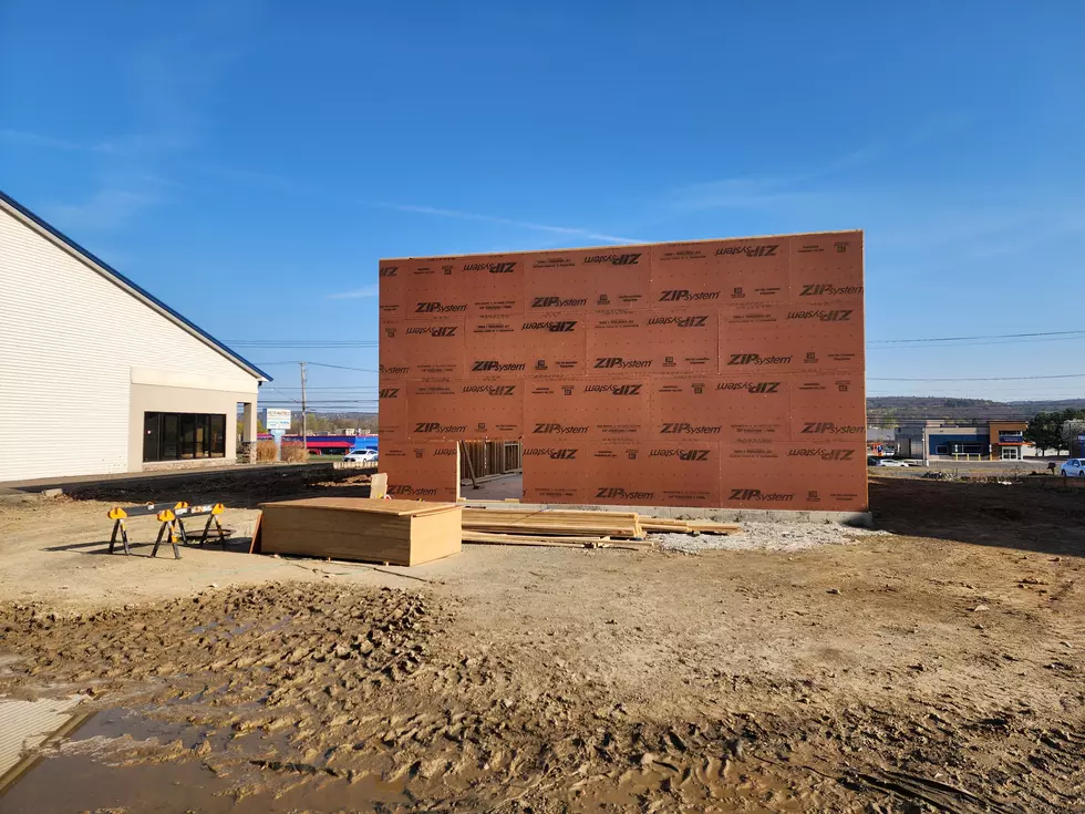 The south side of the future Qdoba building on the Vestal Parkway East. (Photo: Bob Joseph/WNBF News)