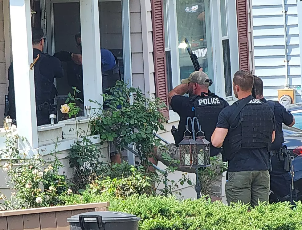 Metro SWAT team members at a Park Street residence on July 7, 2025. Photo: Bob Joseph/WNBF News