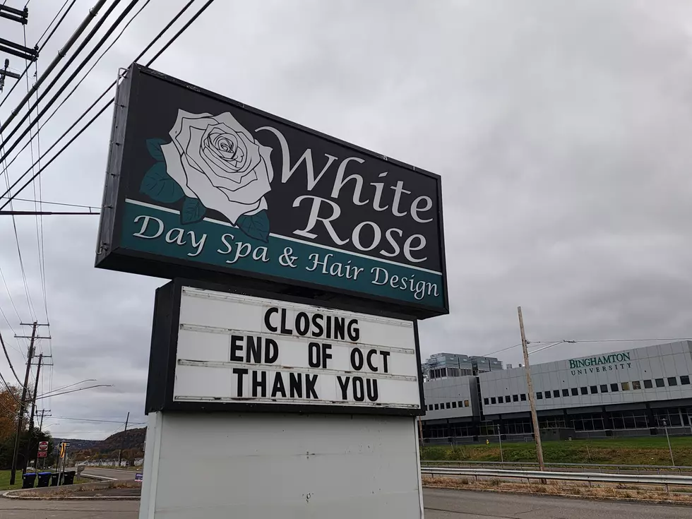 A White Rose Day Spa sign on October 31, 2025. (Photo: Bob Joseph/WNBF News)