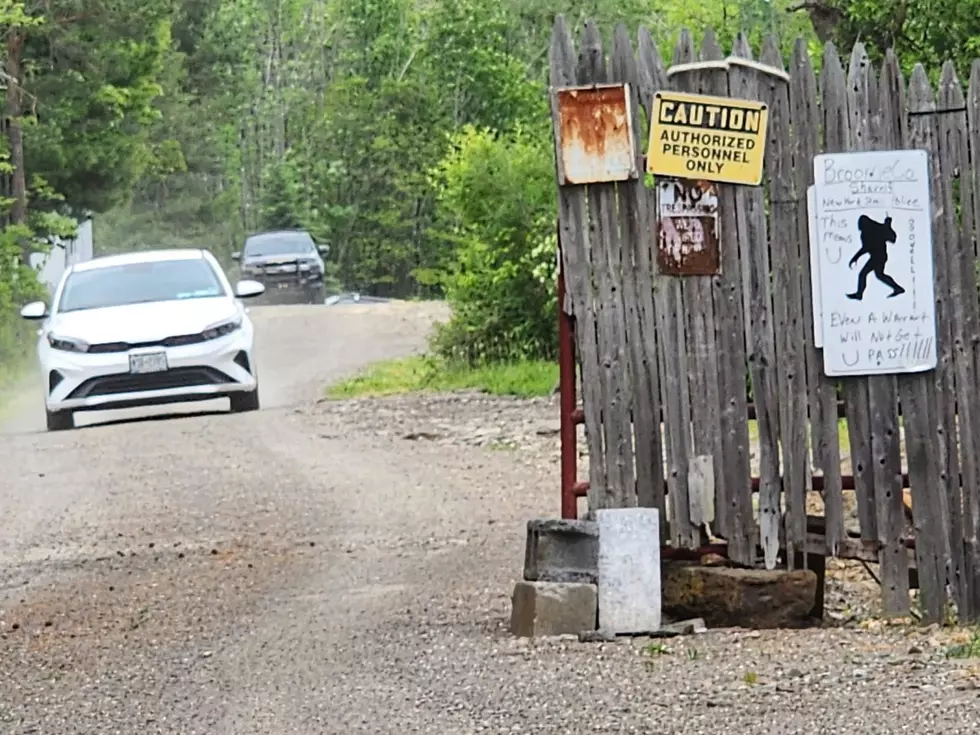 Police vehicles were observed on a dirt road off Park Avenue in the town of Binghamton on June 14, 2026. (Photo: Bob Joseph/WNBF News)