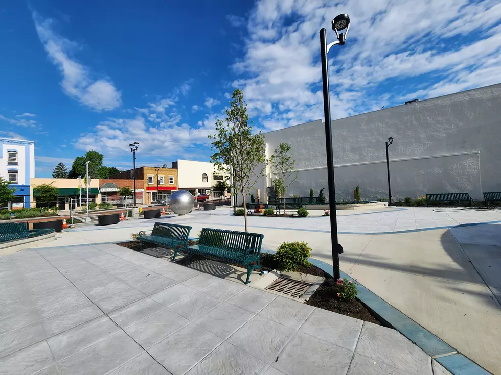 A view of the new Endicott art park looking toward Washington Avenue on June 17, 2026. (Photo: Bob Joseph/WNBF News)