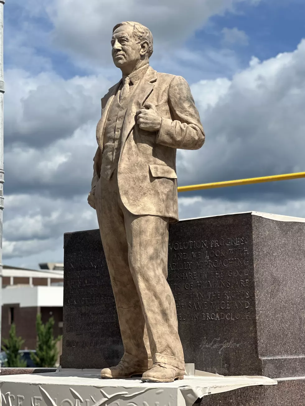 The statue as the restoration work was in progress. (Photo: Endicott Artistic Memorial Company)