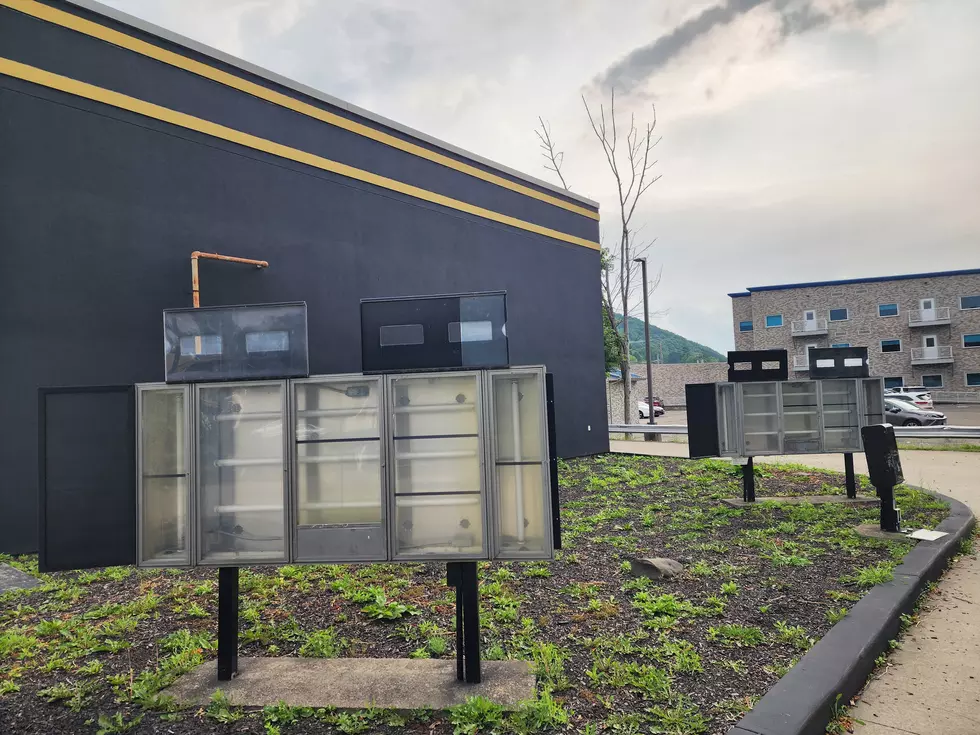 Old menu boards remain in place outside the closed A&W and Long John Silver's restaurant in Vestal. (Photo: Bob Joseph/WNBF News)