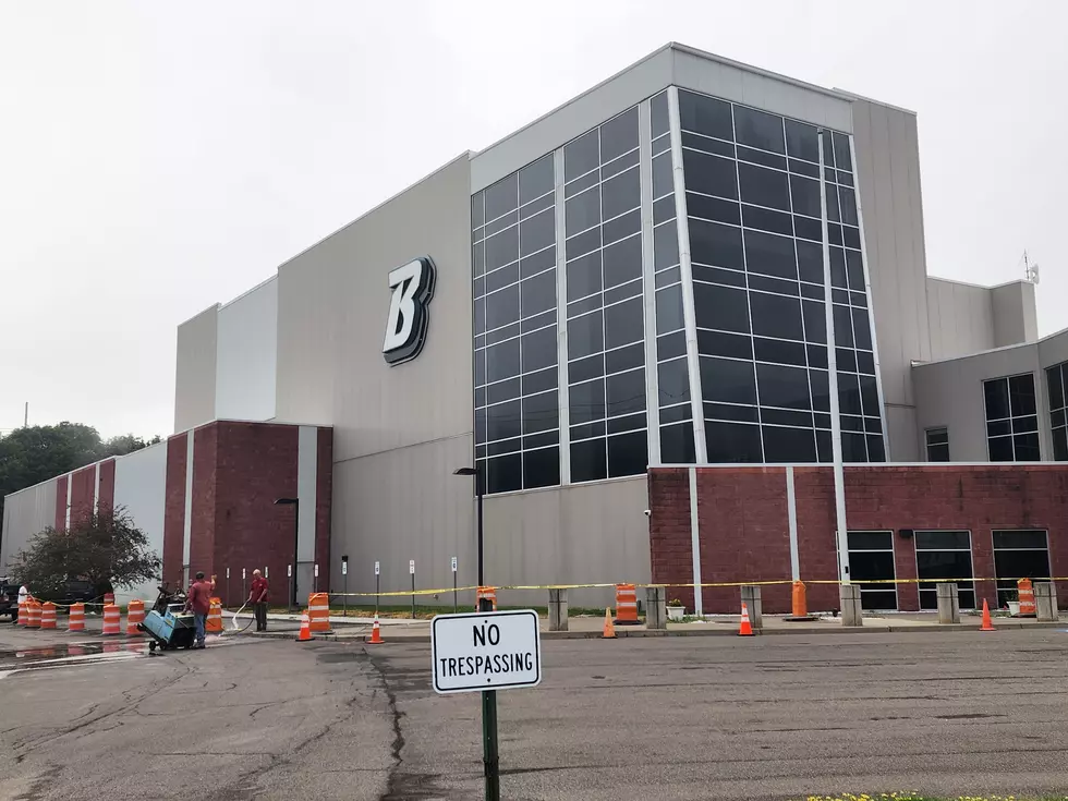A view of the north side of the former newspaper printing plant on August 4, 2026. (Photo: Bob Joseph/WNBF News)