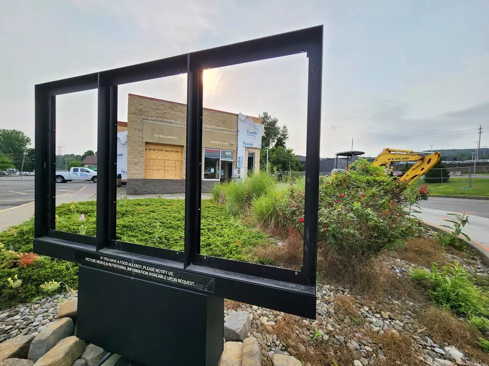 The old drive-thru menu has been removed at the Burger King in Vestal. (Photo: Bob Joseph/WNBF News)
