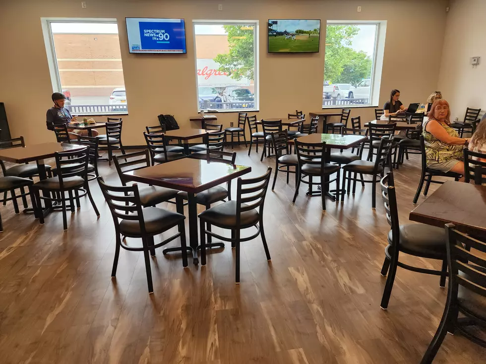 The dining room during the soft opening of New York Pizzeria's Robinson Street location on August 11, 2026. (Photo: Bob Joseph/WNBF News)