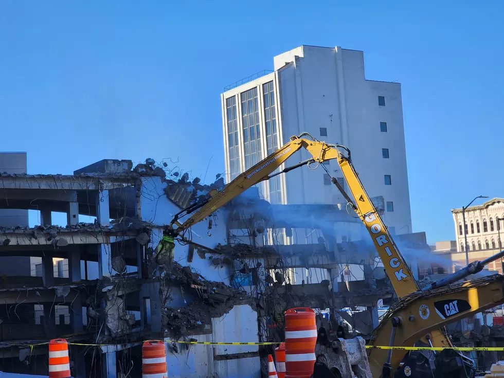 Only the southernmost section of the closed State Street garage remained on September 15, 2026. (Photo: Bob Joseph/WNBF News)