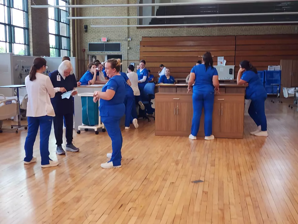 Students and instructors took a brief break at the BOCES Practical Nursing School on September 21, 2026. (Photo: Bob Joseph/WNBF News)