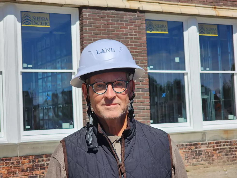 Mark Lane outside the former Johnson City High School on September 23, 2026. (Photo: Bob Joseph/WNBF News)