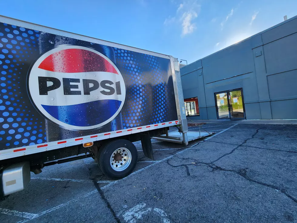 Pepsi dispensers were being removed from the closed KFC on Main Street in Binghamton on September 24, 2026. (Photo: Bob Joseph/WNBF News)