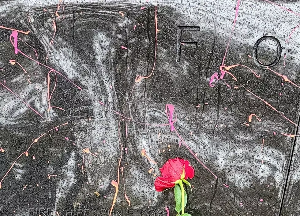 Binghamton Memorial to Firefighters Vandalized Again