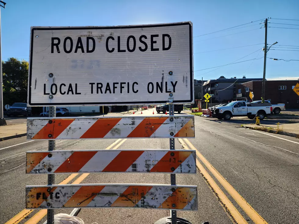The easternmost portion of Main Street in Johnson City has been closed for the Arch project. (Photo: Bob Joseph/WNBF News)
