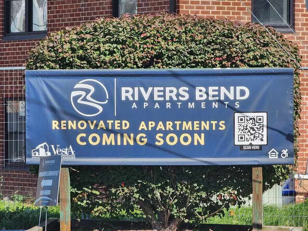 A sign at Rivers Bend Apartments in Binghamton on October 5, 2026. (Photo: Bob Joseph/WNBF News)