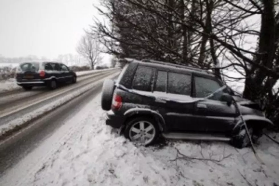 Snowy Car Wreck