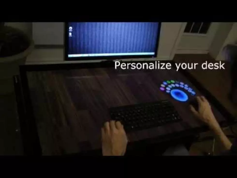 Stuff That’s Cool: A Touchscreen Desk [PHOTOS] [VIDEO]