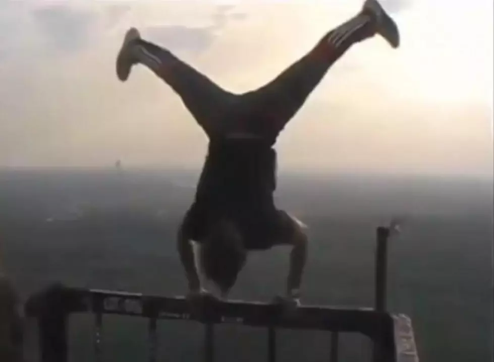 Crazy Russians Acrobats Playing On Top Of A Radio Tower [VIDEO]