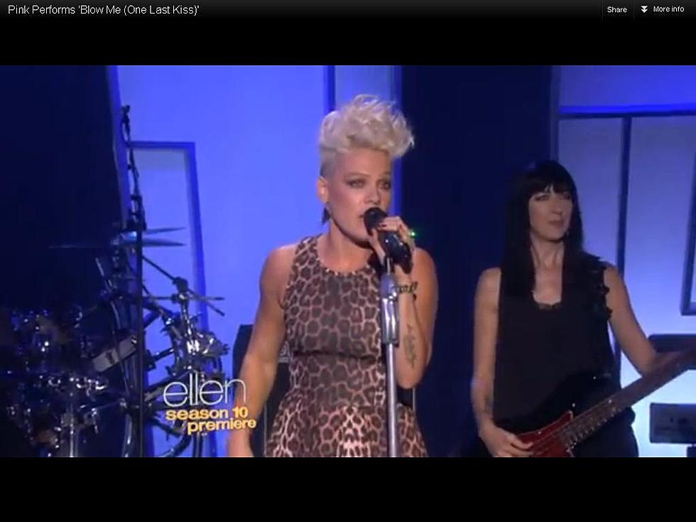 Pink Performs “Blow Me” on Ellen [Video]