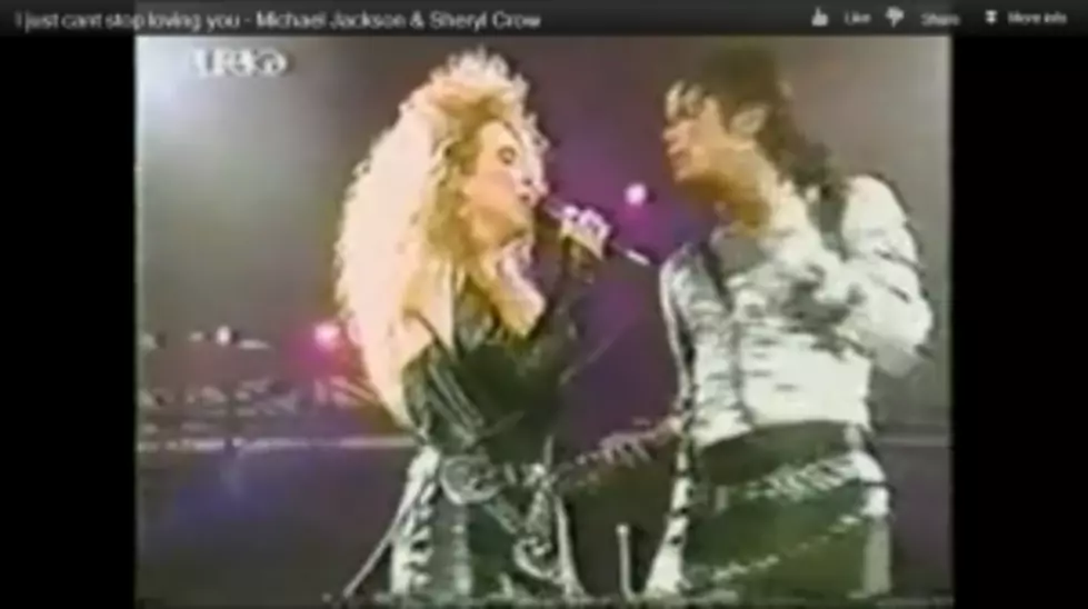 Sheryl Crow Backup Singer for Michael Jackson, 80&#8217;s Hair and All! [Video]