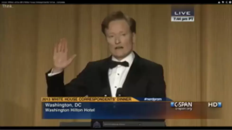 Conan O&#8217;Brien&#8217;s Comedy Routine at the 2013 White House Correspondents&#8217; Dinner  [Video]