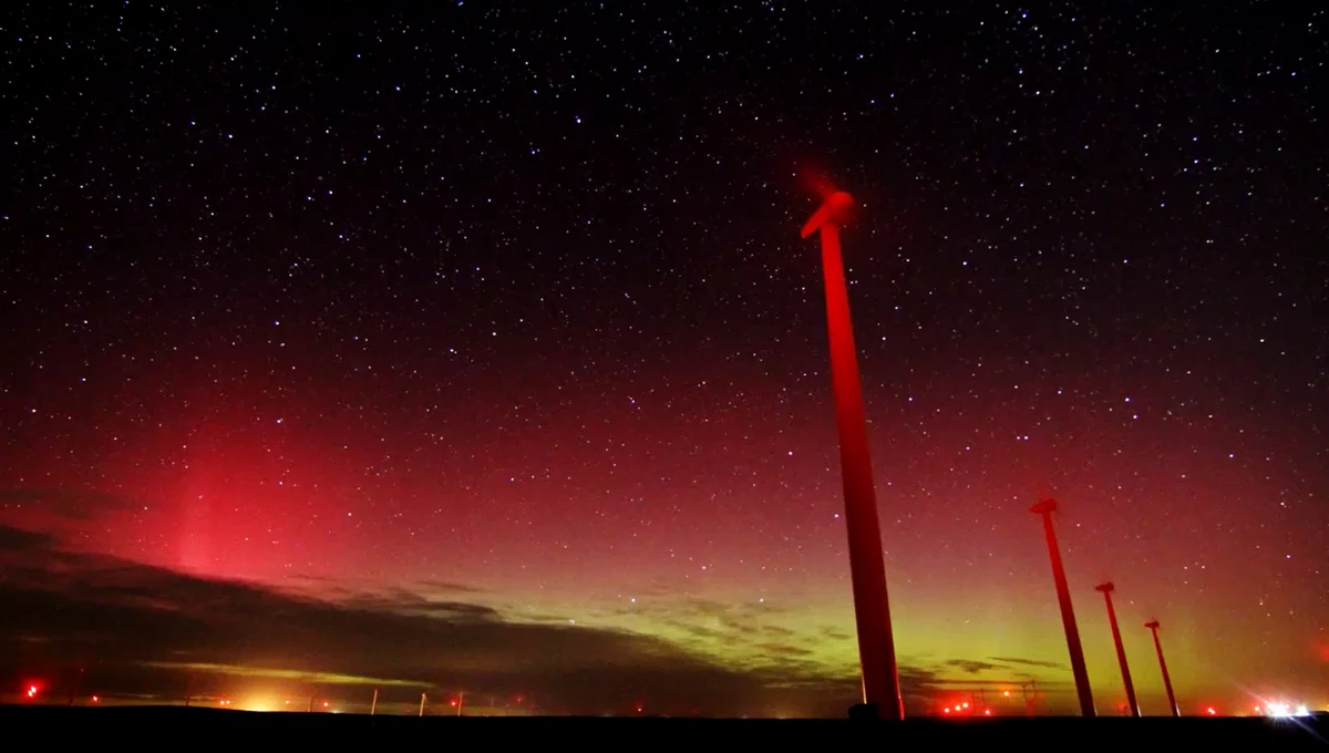 TimeLapse Video of The Northern Lights In Colorado