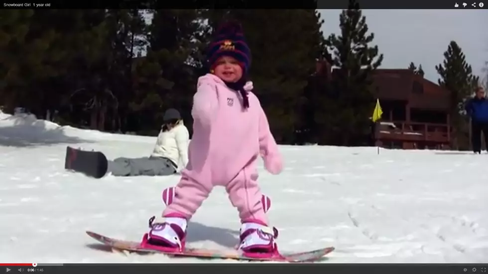 This One-Year-Old Can Snowboard Better Than Me! [Video]