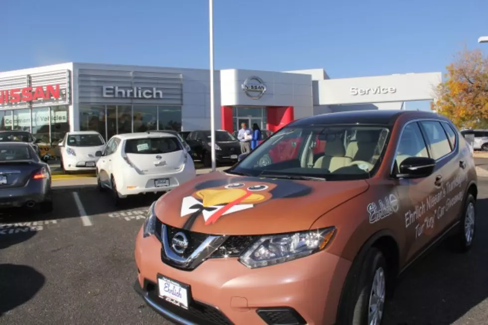 Win a Brand New 2015 Nissan Rogue in 99.9 The Point&#8217;s Ehrlich Nissan Tur&#8221;key&#8221; Car Giveaway