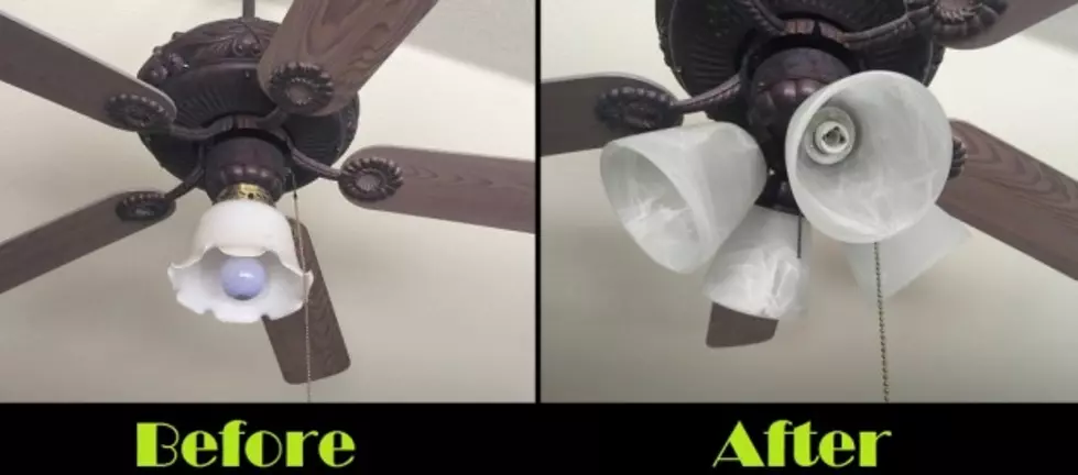 Weekend DIY: Changing A Light On Your Fan
