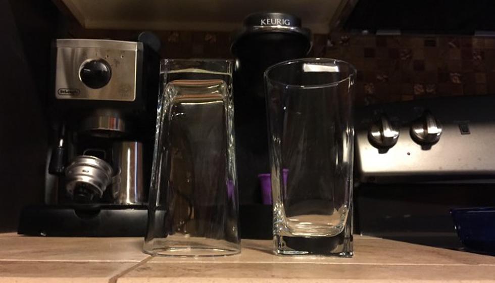 Help Settle an Argument: Which Way Do You Put Your Glasses in the Cabinet