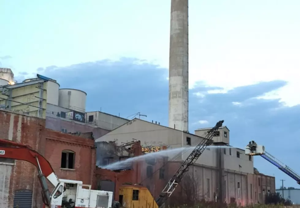 Old Longmont Sugar Mill Goes Up in Flames