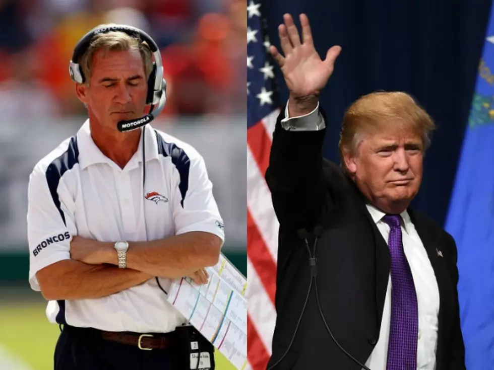 Donald Trump Can’t Remember Who Mike Shanahan Is at Budweiser Events Center [VIDEO]