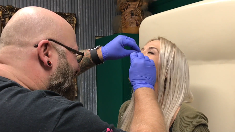 Mollie Gets Her Nose Pierced [VIDEO]