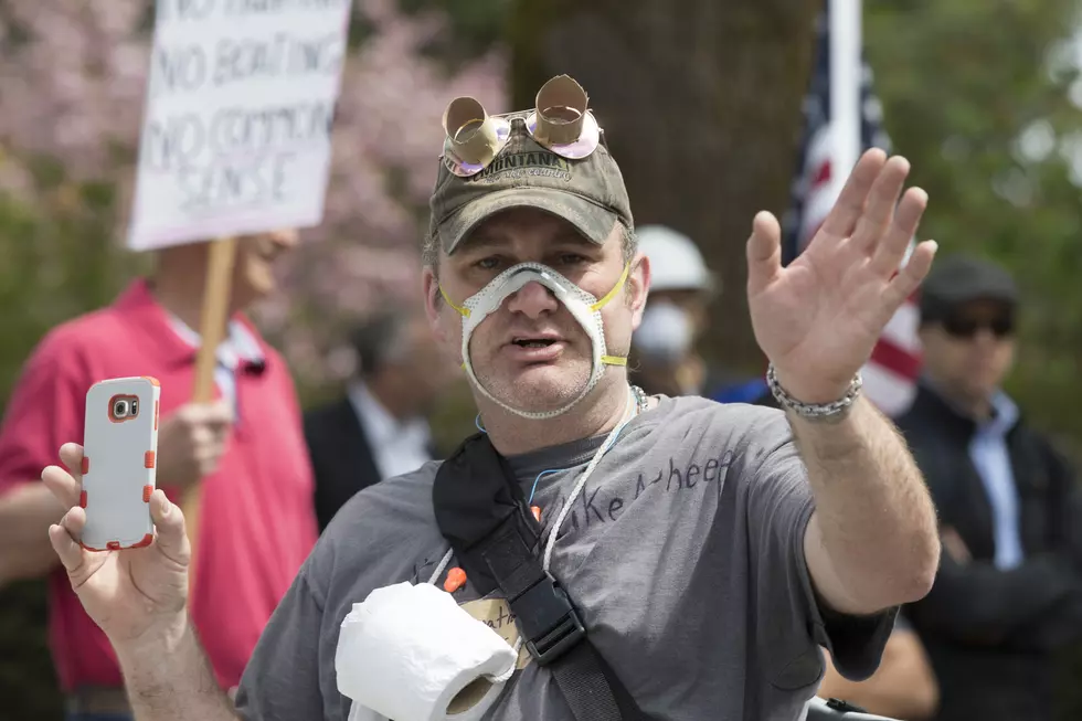 Protestors Rally Against Stay-At-Home Order At Washington State Capitol