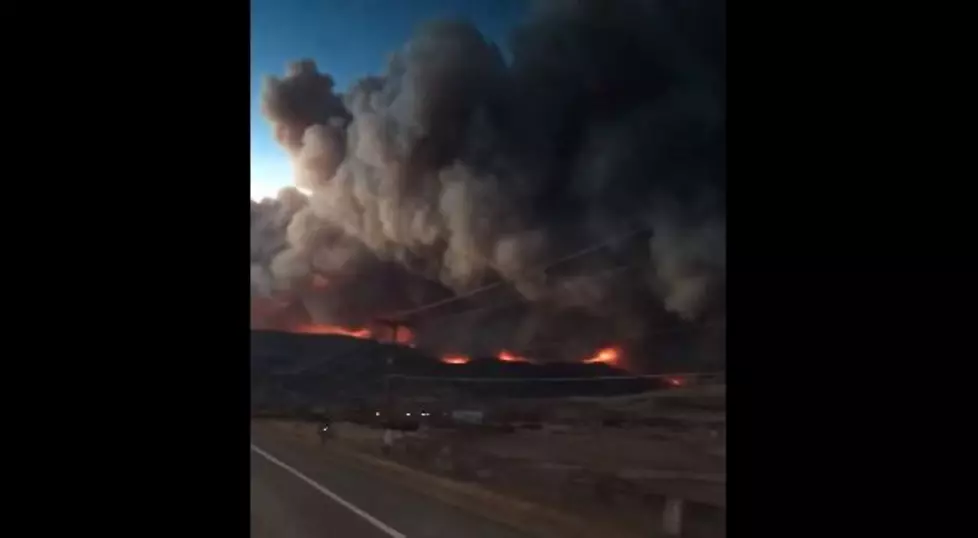 VIDEO: Massive Flames in Granby as Family Rushes to Evacuate