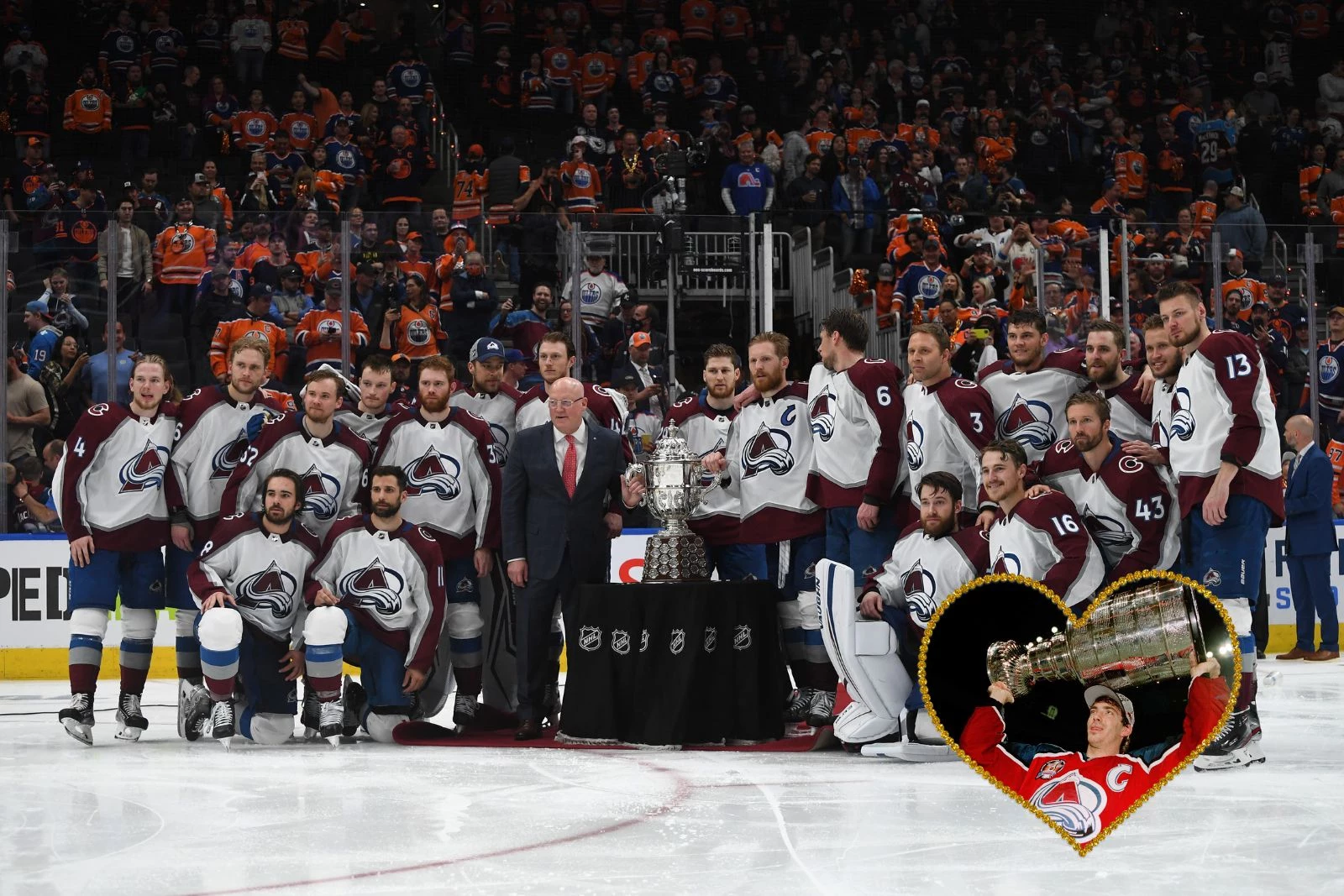 Avalanche retire jersey of Peter Forsberg in ceremony before