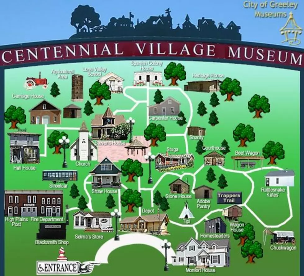 centenial village museum map