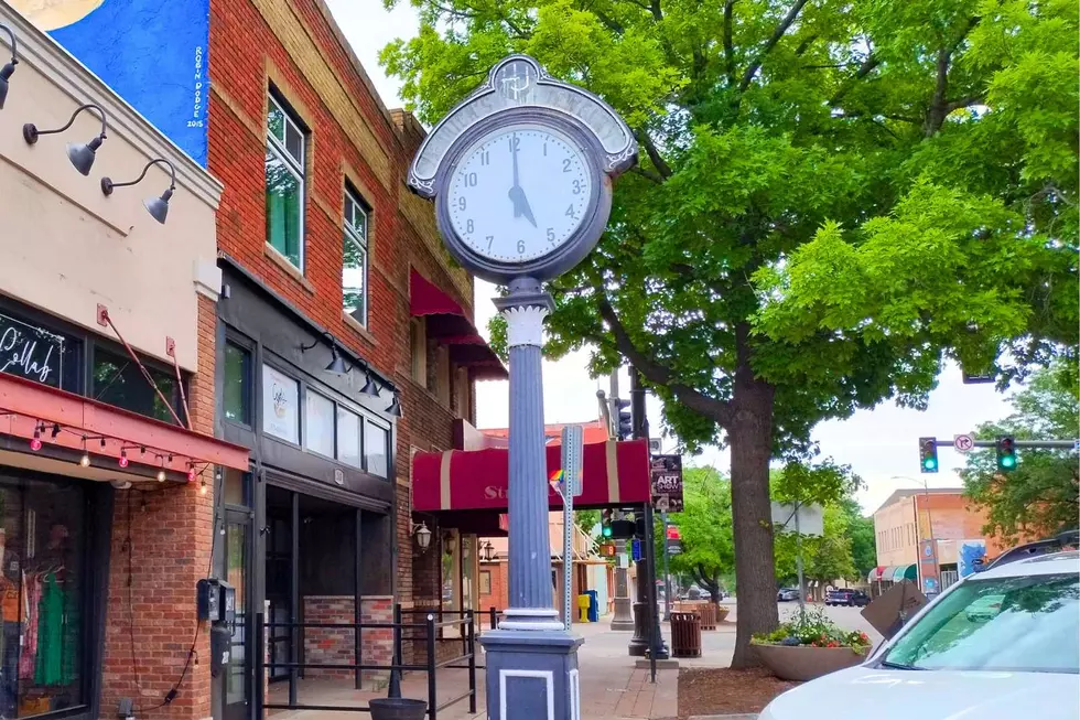 Old clock in Downtown Loveland